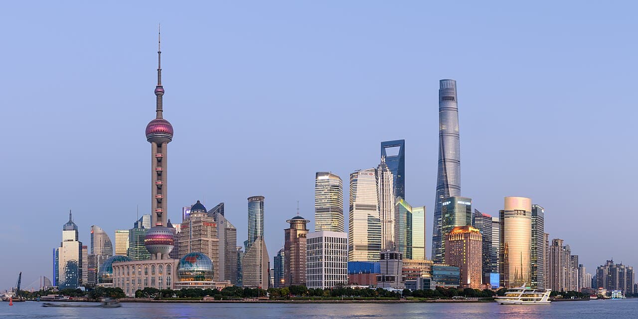 The Bund in Shanghai